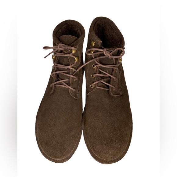 BearPaw Boots NWOT Mens Size 14 Boots Drk Brown - Picture 3 of 6